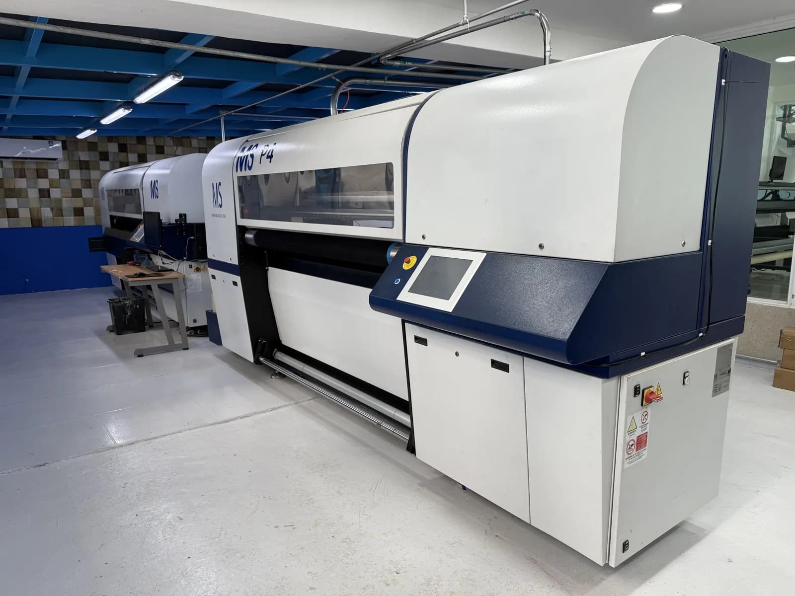 MS industrial sublimation printers that print our custom team jerseys
