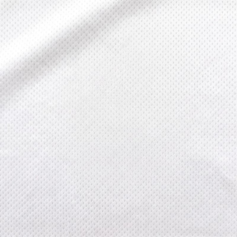InterDry recycled polyester fabric, piqué knit, close-up